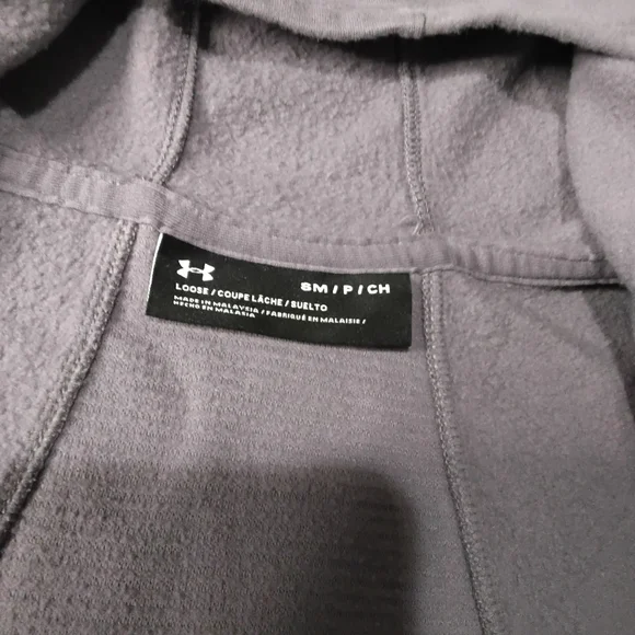 Under Armour Womens Zip-Up Hoodie Sweatshirt Sz S Purple. - Picture 6 of 13